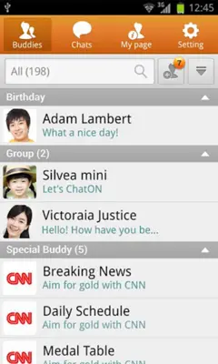 ChatON android App screenshot 0